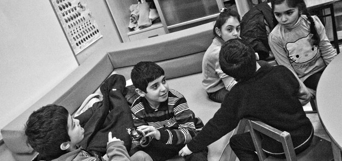 Hrant Dink School students dream of a real classroom